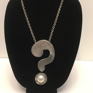 Question Mark Pendant and Necklace by Joanne Cooper